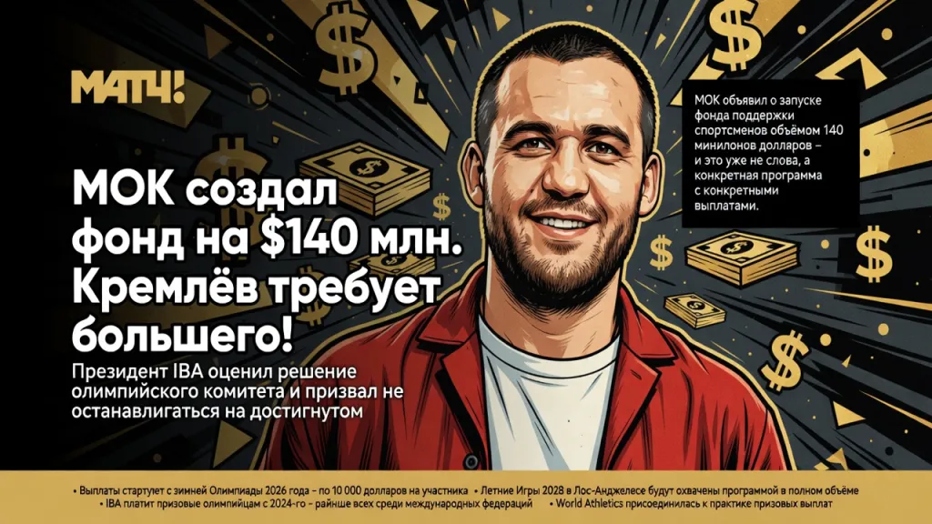 МОК создал фонд на $140 млн. Кремлёв требует большего!