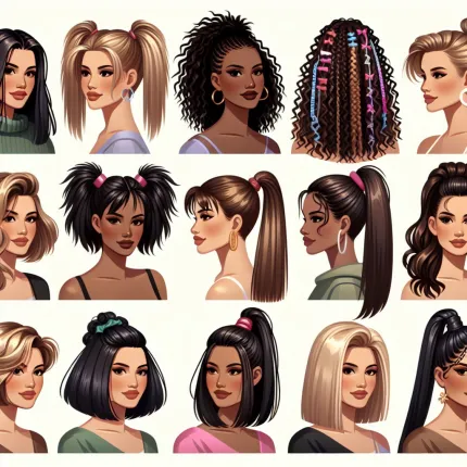 Женские прически 2000-х годов: Взгляд в прошлое